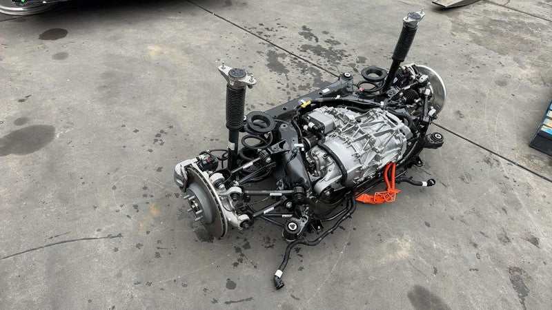 1120980 00 C ⭕ 2017-2020 Tesla Model 3 Rear Drive Unit w/ Subframe & Suspension 1120980-00-C