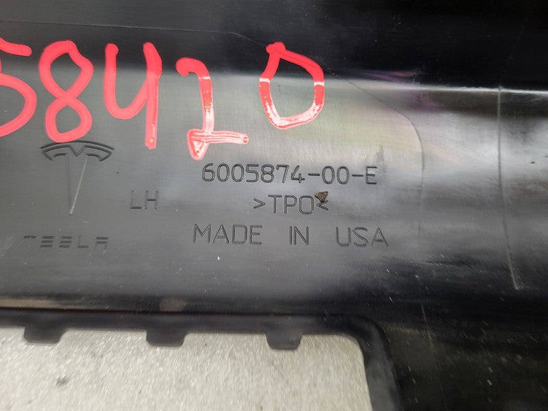6005874 00 E ⭕2012-2020 Model S Driver Side Skirt Rocker Molding Sill Panel Left 6005874-00-E