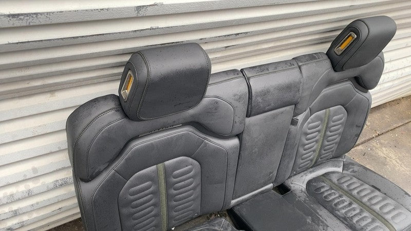 ⭕ 2022-2024 Rivian R1T Front Left & Right + Rear 2nd Row Leather Seat Black Assy