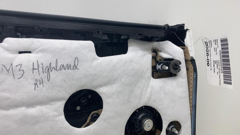 1776743-10-B ⭕ 24-25 Model 3 Front Passenger Highland Door Panel Trim Card Right 1776743-10-B