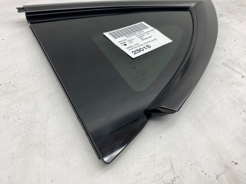 ⭕20-24 Tesla Model Y Rear Driver Side Quarter QTR Window Glass Left 14