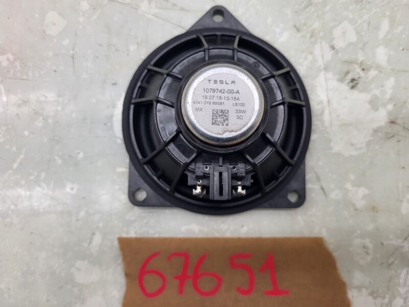 2017-2023 Tesla Model S X 3 Y Audio System Speaker Full Range 100MM 1079742-00-A