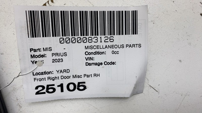 6821547020 ⭕2023-2025 Toyota Prius Front Passenger Door Vent Window Glass Right 68215-47020