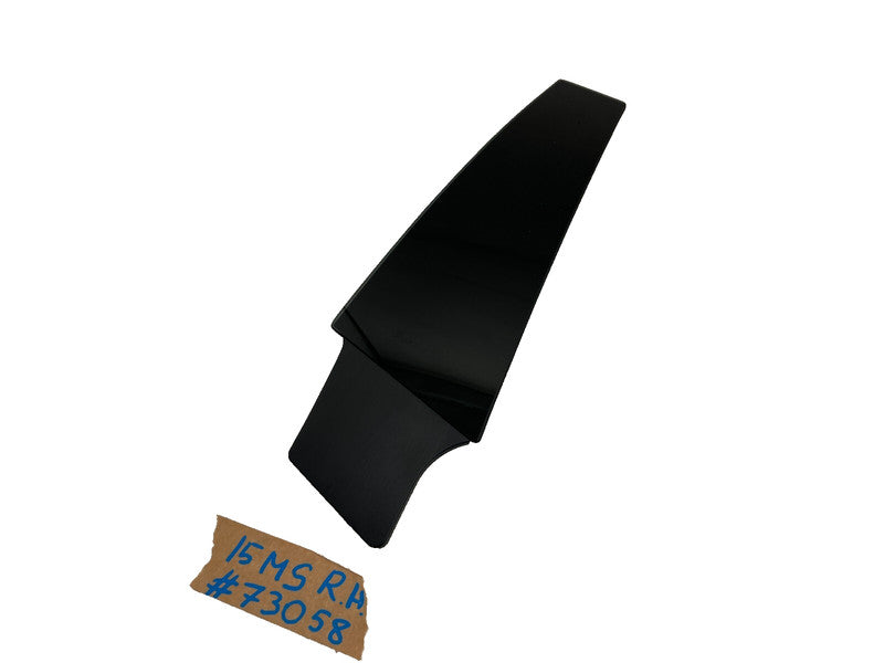 ⭕ 12-15 Tesla Model S Right Exterior B-Pillar Applique Glass Trim Molding Cover