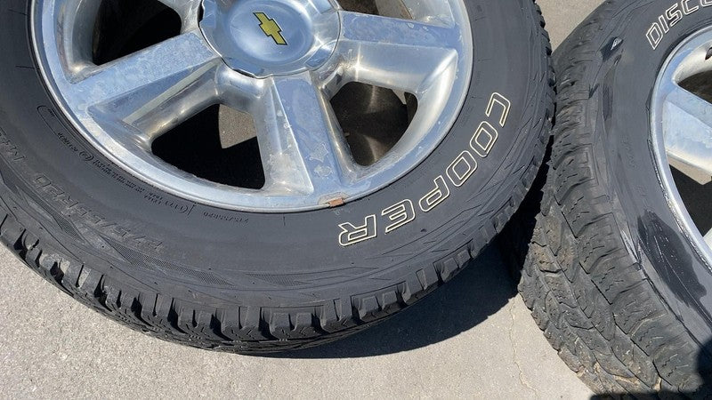 ⭕ 14-19 Chevrolet Silverado 1500 PAIR Wheel Rim 20" inch w/ Tire 275/5