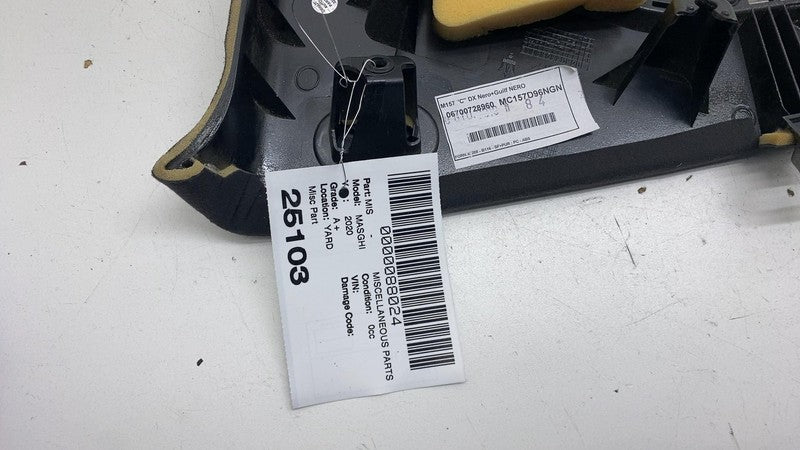 06700728960 ⭕ 14-20 Maserati Ghibli Rear Right Side C-Pillar Trim Cover Panel RH 06700728960