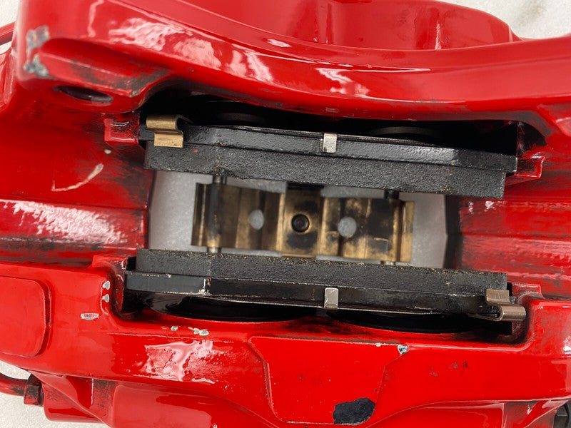 ⭕ 2016-2020 Tesla Model X Rear Driver Side Caliper Red w/ Brake Hose Line Left