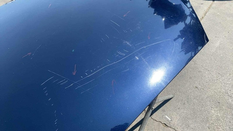 ⭕2012-2015 Tesla Model S MS Front Bonnet Hood Shell Panel Assembly OEM Blue PMMB