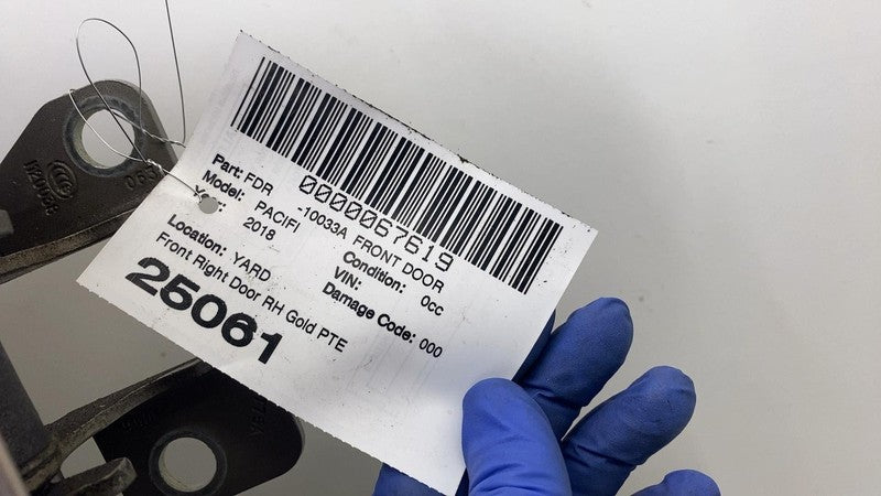 ⭕ 17-24 Chrysler Pacifica Front Passenger Side Door Shell Panel Right Gold - PTE