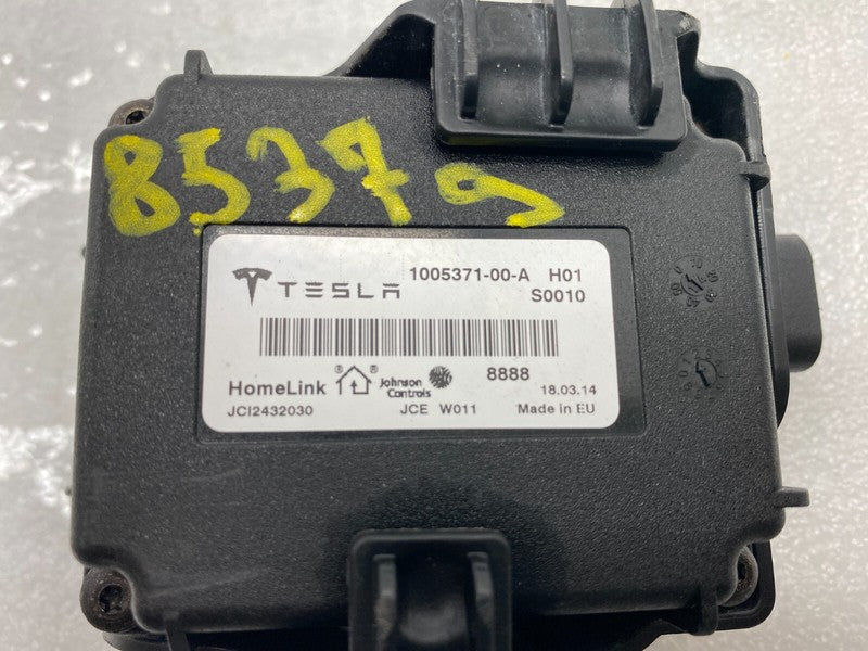 100537100A 12-20 Model S X Homelink Computer Garage Door Opener Control Module 1005371-00-A