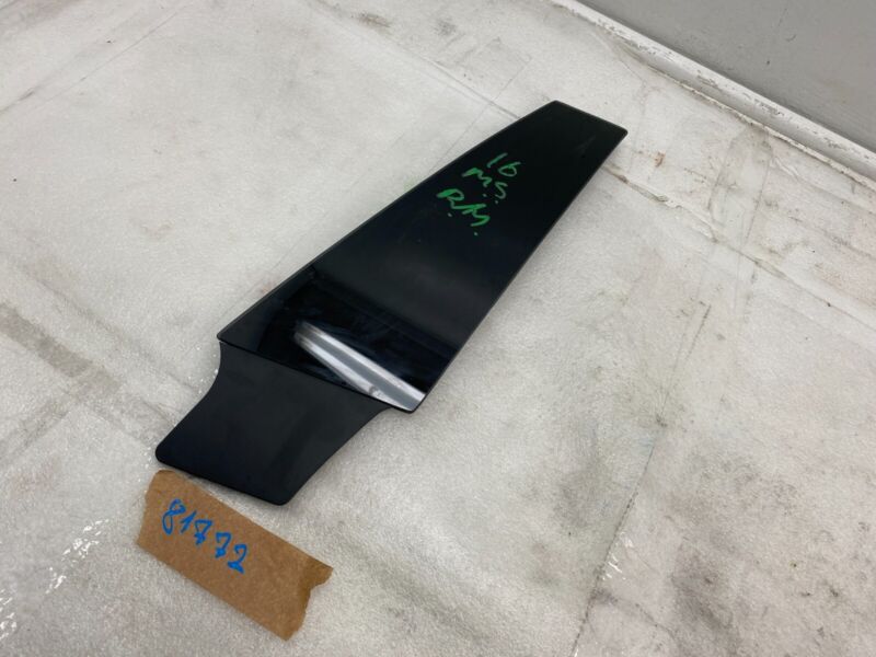 14942 2012-2015 Tesla Model S MS Driver Side B-Pillar Molding Applique Glass Trim Left