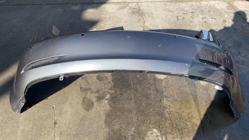 2017-2022 Tesla Model 3 Rear Bumper Cover w/ Park Sensor Holes Assy Gray - PMNG