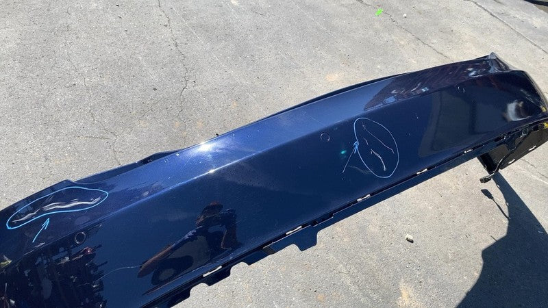 6008179-00-D ⭕12-15 Model S Rear Bumper Cover w/ Park Sensor & Harness Blue PMMB 6008179-00-D