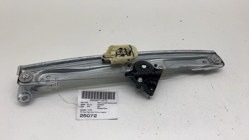 ⭕ 2019-2025 Chevrolet Silverado 1500 Rear Right Door Window Regulator
