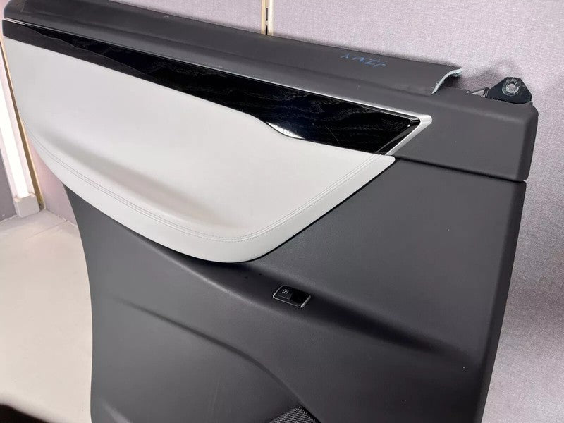 105800318F ⭕ 2016-2020 Tesla Model X Rear Side Door Panel Trim Card Cover Left 1058003-18-F