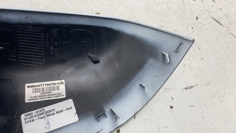 ⭕ 2017-2025 Model 3 Right Door Mirror Cover Skull Cap RH White PPSW 10