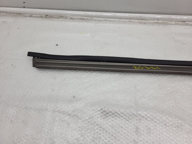 101221500F ⭕12-23 Model S Left Rocker Panel Scuff Plate Molding w/ Rubber Seal 1012215-00-F