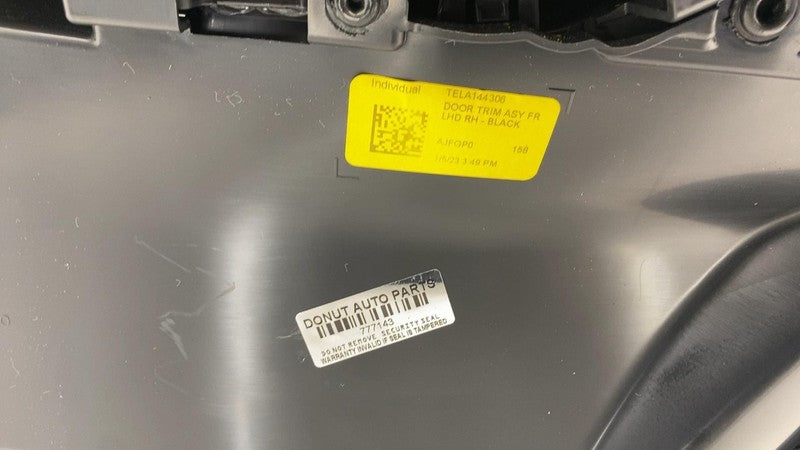 ⭕ 2021-2023 Tesla Model 3 Front Right Interior Door Panel Trim Card 15
