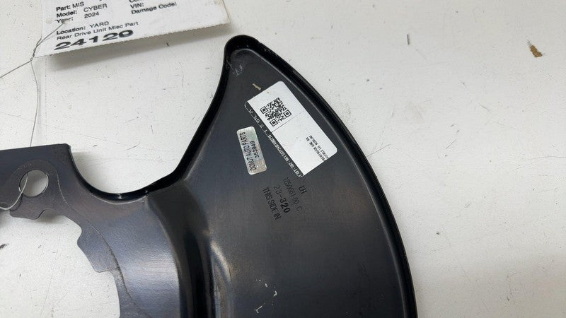 125066100C ⭕ 24-25 Tesla Cybertruck Rear Driver Side Brake Dust Shield Left LH 1250661-00-C