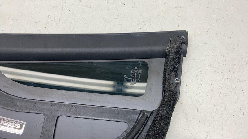 ⭕2016-2020 Tesla Model X Rear Driver Side Door Quarter Fixed Glass Lef