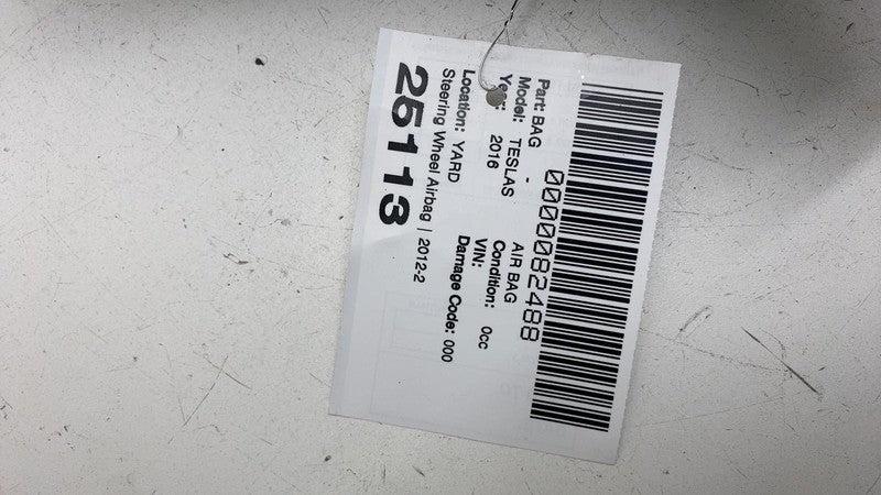 ⭕ 12-15 Model S MS Steering Wheel Airbag w/ Control Switch & Bezel 102