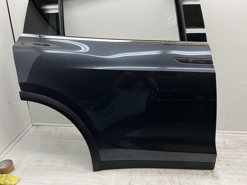 1028791-00-K ⭕ 2016-2023 Tesla Model X Rear Right Passenger Falcon Door Shell Panel Gray PMNG