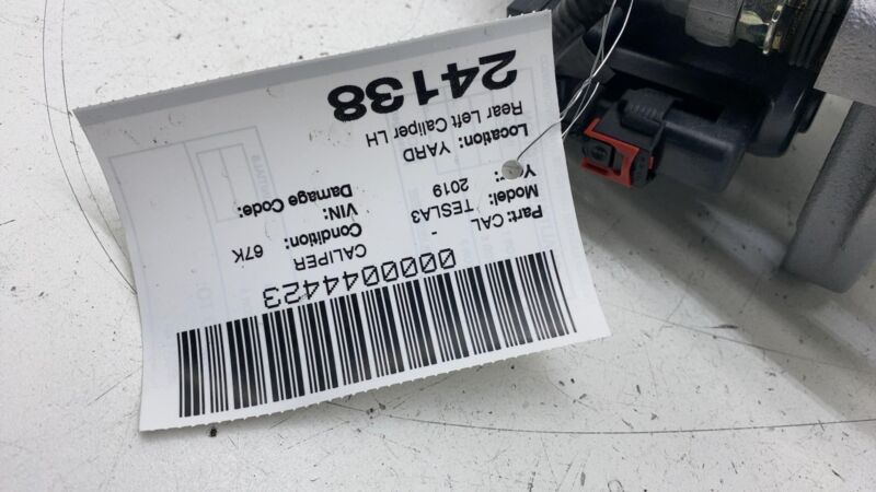 1044623-00-H ⭕ 2017-2025 Tesla Model 3 Rear Left Caliper w/ Brake Line Hose BASE 1044623-00-H