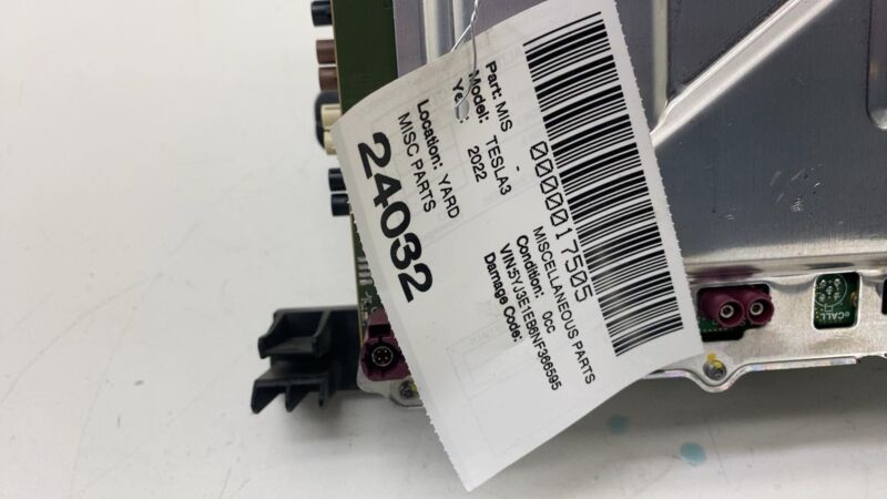 2017-2023 Tesla Model 3 MCU Media Control Unit Service Car Computer Module Assy
