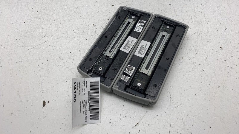 102423909B 12-15 Model S Left & Right Center Console Armrest Pad 1024239-09-B/1024240-09-B