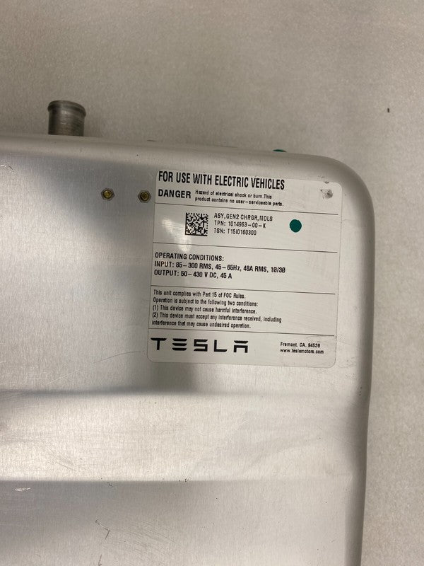 101496300K ⭕ 12-15 Tesla Model S MS Onboard Charger Module Charging Unit Gen 2 1014963-00-K