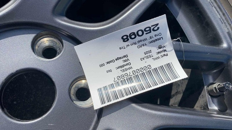 134422900B ⭕ 24 25 Model 3 Wheel Rim 18x8.5J +38MM w/ Michelin Tire 235/45R18 1344229-00-B