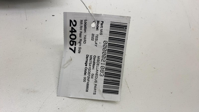 ⭕ 2020-2023 Tesla Model Y Rear Right 2nd Row Seat Belt & Retractor 161