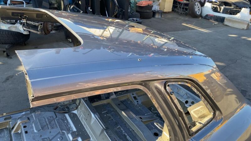 ⭕ 19-22 Audi e-Tron Q5 Prestige Rear Quarter Panel Structural Frame Gray LZ7F