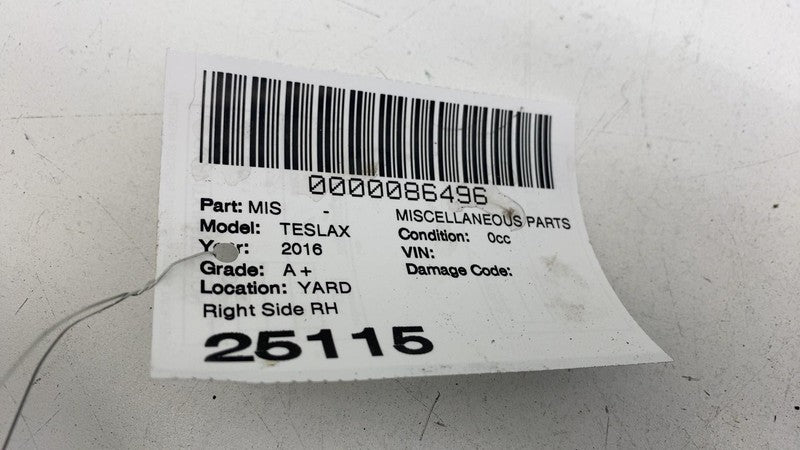 1047321-00-C ⭕16-20 Model X Rear Passenger Side Trunk Liftgate Trough Trim Right 1047321-00-C