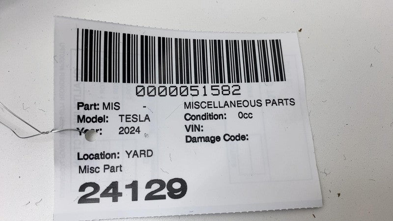 2024-2025 Tesla Cybertruck Dash Lower Footwell Cover Carpet Trim Panel
