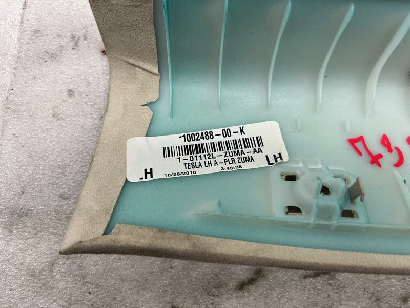 1002488 00 K ⭕2012-2020 Tesla Model S Driver Side A-Pillar Trim Cover Upper Left 1002488-00-K