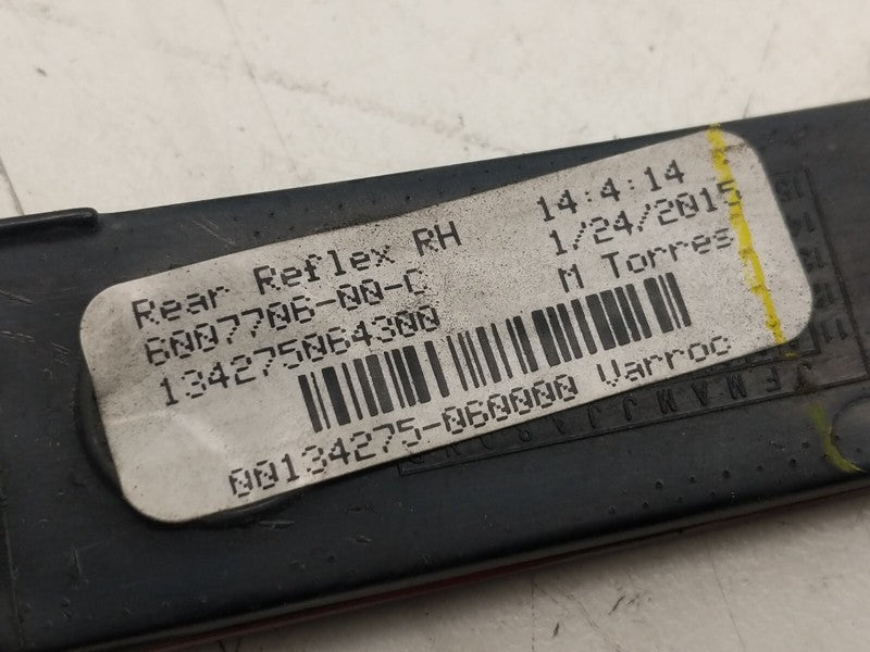 ⭕ 12-20 Model S MS Passenger Rear Bumper Light Reflector Lamp Right 60