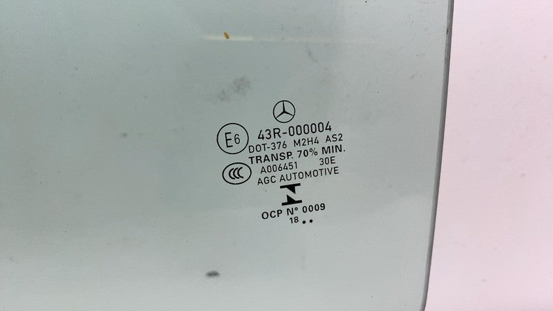 43R-000004 ⭕ 2015-2020 Mercedes-Benz C300 W205 Rear Left Driver Side Door Window Glass LH