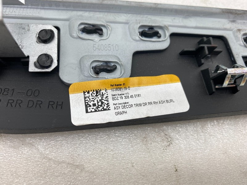 103608119B ⭕ 16-20 Model X SET of Front & Rear Left & Right Door Molding Trim 1035788-19-C