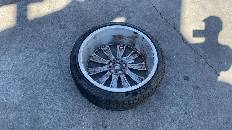 ⭕ 16-20 Model S Wheel Rim 21" inch 21x8.5 +40MM w/ Tire 245/35 ZR21 60