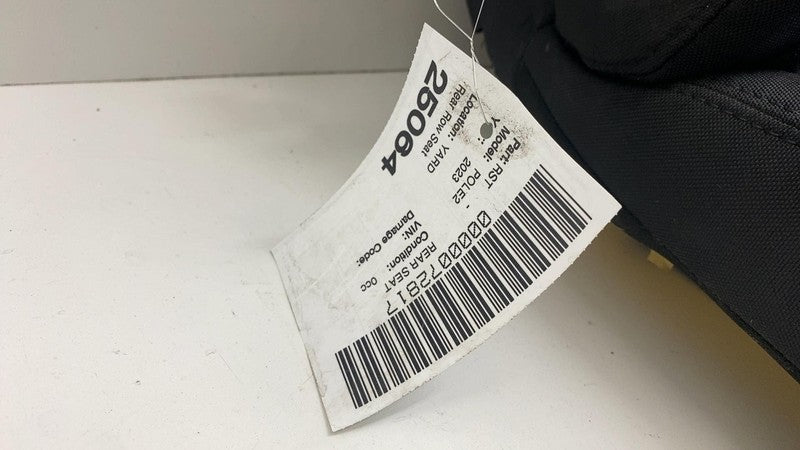 ⭕ 2021-2023 Polestar 2 Rear 2nd Row Upper & Lower Seat Cushion Assembly Black