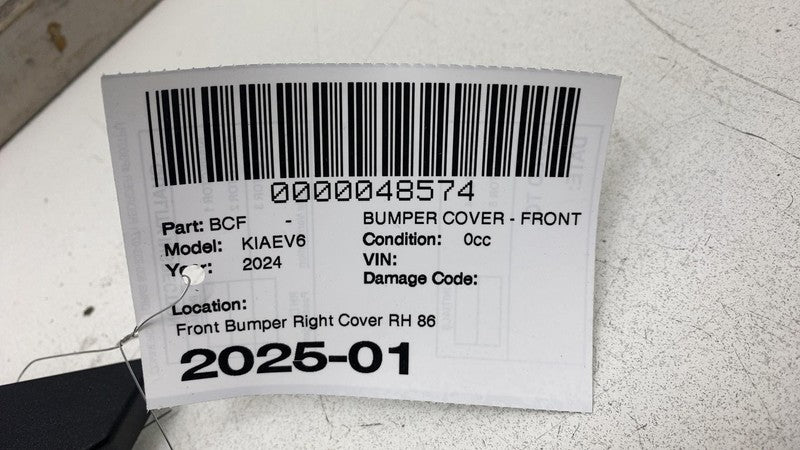 86656-CV000 ⭕ 22-24 Kia Ev6 Rear Right Bumper Upper Corner Cover w/ Sensor Hole 86656-CV000