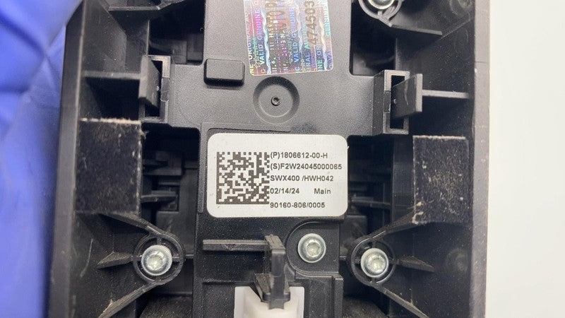 180661200H 2024 2025 Tesla Cybertruck Cyberbeast Front Overhead Console Hazard Gear Assy