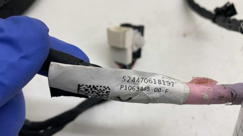 ⭕ 16-20 Tesla Model X Rear Left Door Damper Strut Wiring Harness LH 10