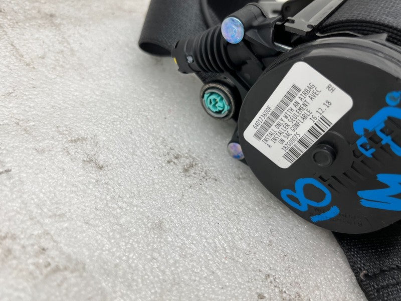 108127901F ⭕ 17-23 Model 3 M3 Front Passenger Side Seat Belt & Retractor Right 1081279-01-F