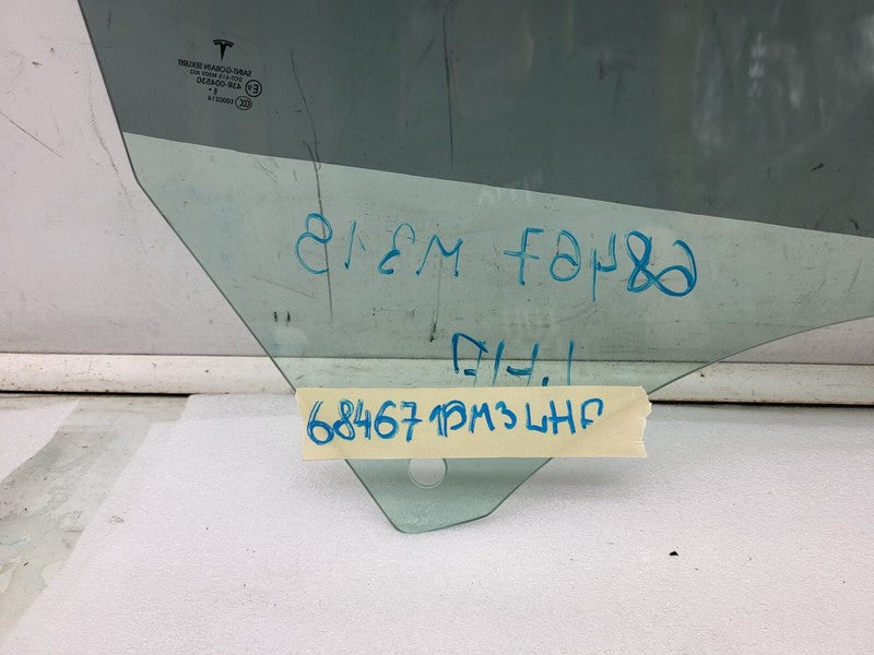 43R-004530 ⭕ 2017-2019 Tesla Model 3 Front Driver Side Door Window Glass Left (Single Pane)