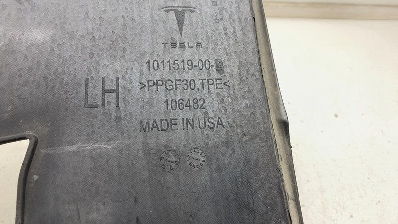 101151900B ⭕ 12-15 Tesla Model S Front AC Air Conditioner Condenser Duct Left 1011519-00-B