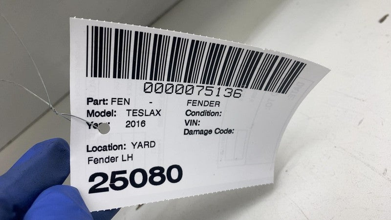 ⭕ 2016-2020 Tesla Model X Front Fender Shell Panel Left w/ Turn Signal