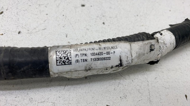 1004420-00-F ⭕ 12-15 Tesla Model S Front Bumper Wiring Harness Cable Wire Loom 1004420-00-F