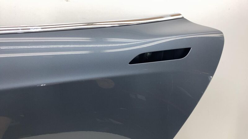 2012-2015 Tesla Model S MS Rear Driver Side Door Shell Panel Left LH Gray PMTG